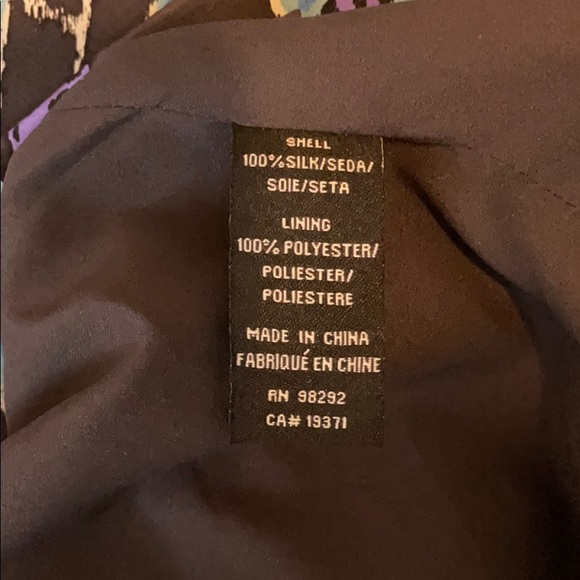 Tibi Blue Print One Shoulder Dress - Sz 0 - Picture 6 of 13